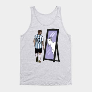 Leo Messi Mirror GOAT Tank Top